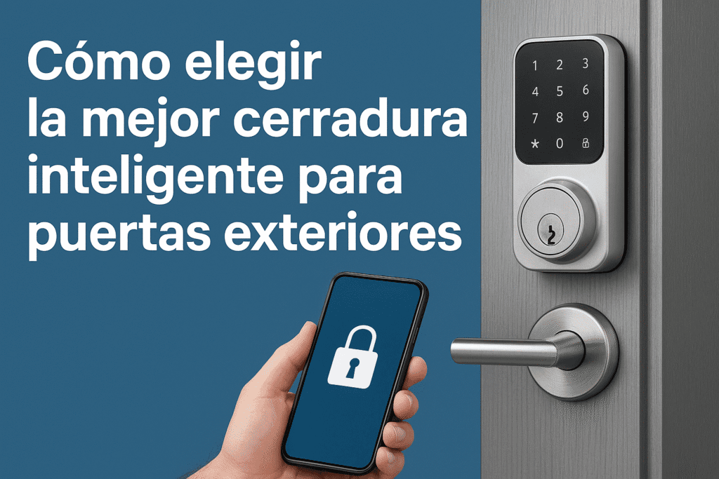 cerraduras inteligentes para puertas exteriores